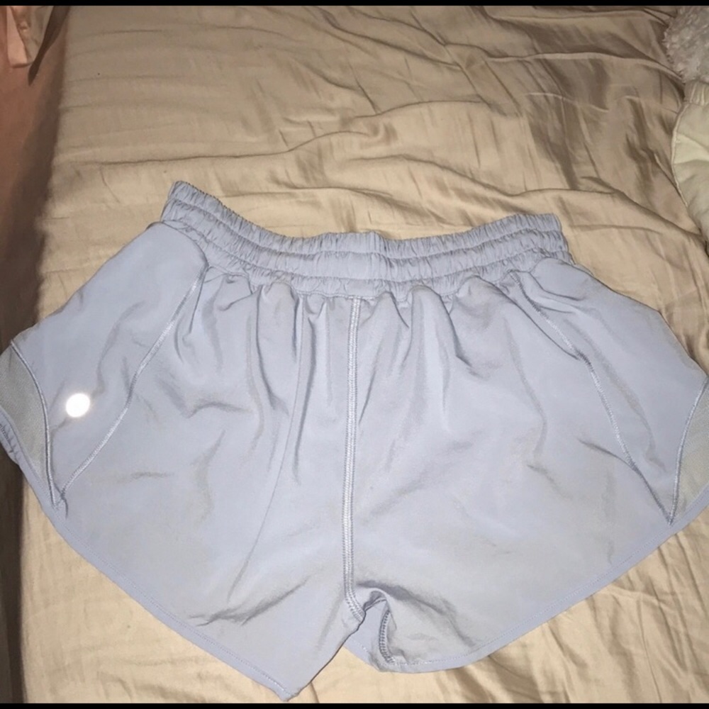 Blue athletic shorts